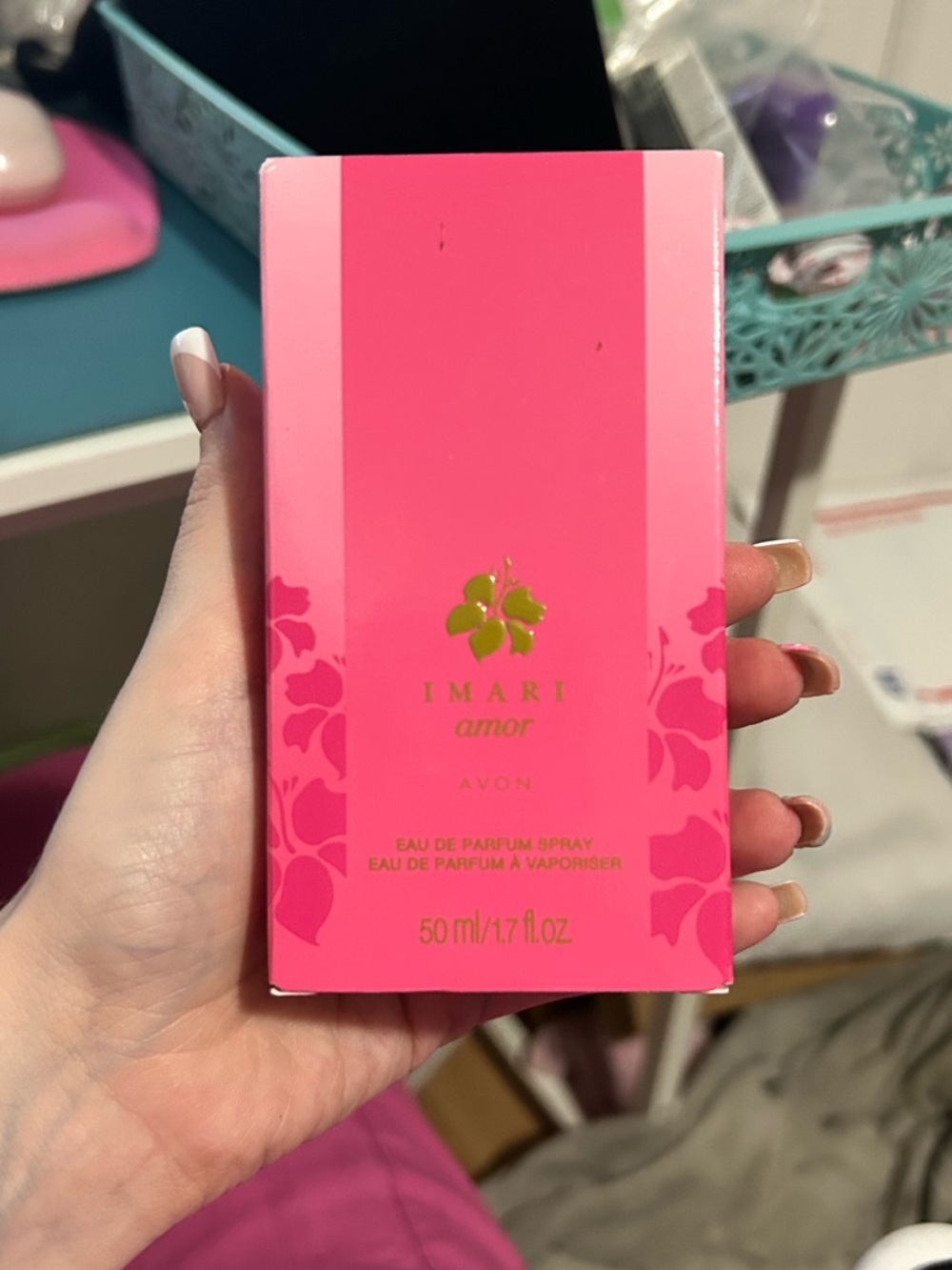 Avon Imari Amor Bright Pink Floral Perfume 1.7 fl oz